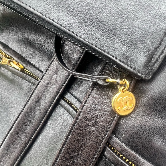 Chanel CC Logo Drawstring Backpack - Picture 9 of 12